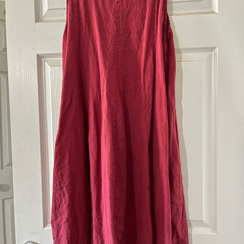 New collection Red Sleeveless Dress Sm-Medium